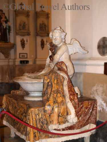 Sculpture of angel