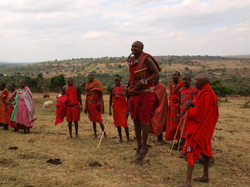 Masai warrior dance