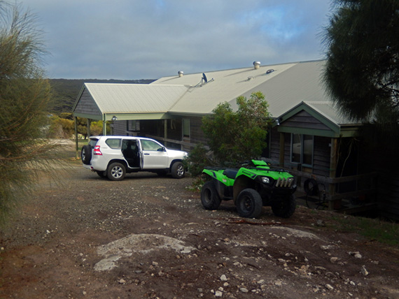 View on Sea Dragon Lodge, Kangaroo Island, Australia