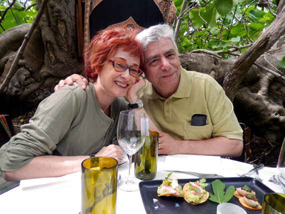 Irene and Alex Shaland at Fig Tree Restaurant, Kangaroo Island, Australia