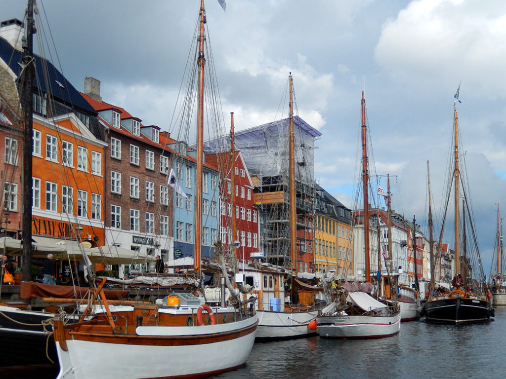 ships mored at Nyhavn