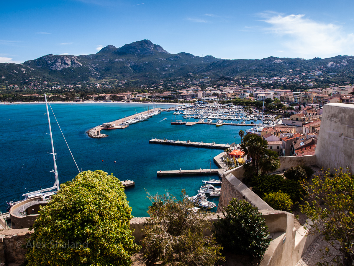Marina in Calvi, Corsica