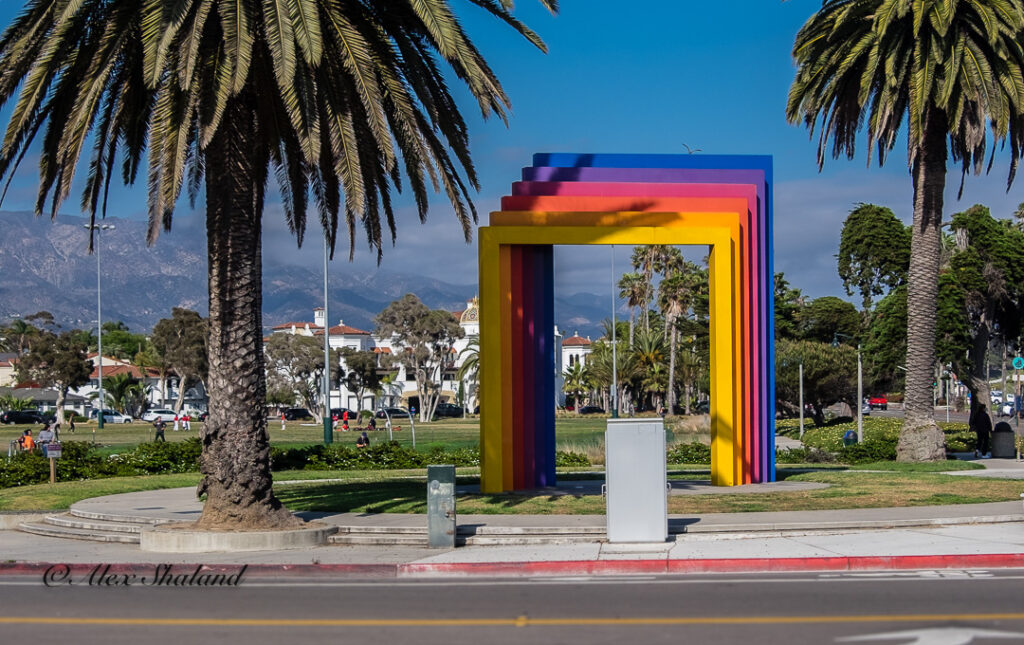 Monochromatic gate Santa Barbara