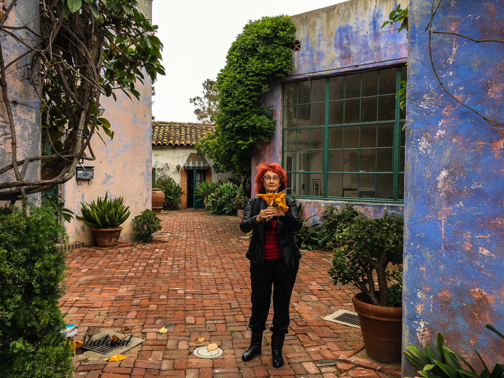 Irene Shaland in Spanish Courtyard