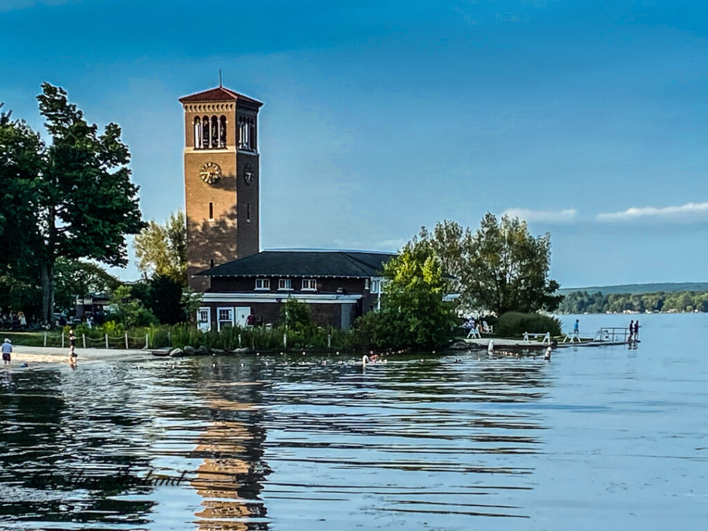 Clock Tower on Lake Chautauqua